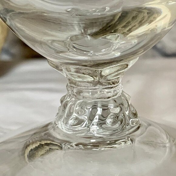 Vintage 40s Fostoria Navarre Etched Crystal Juice Glass - Picture 8 of 9